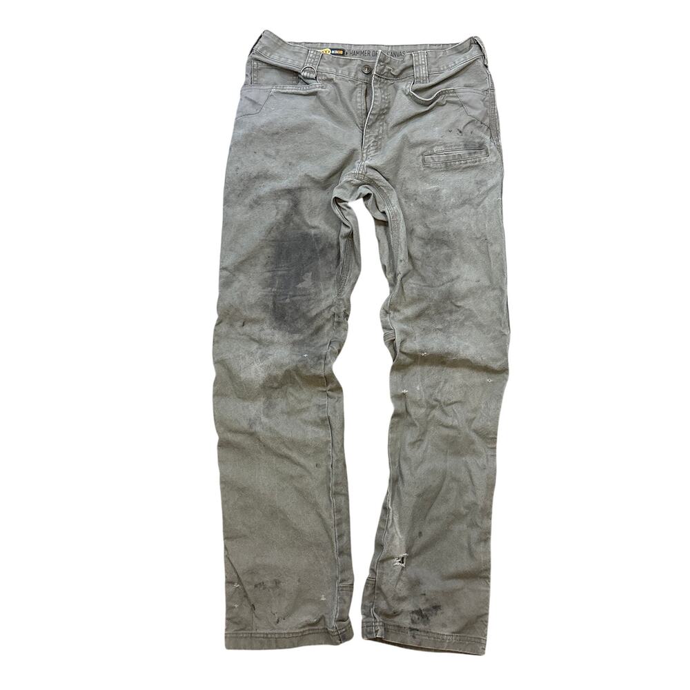 Noble Outfitters Hammer Drill Canvas Work Pant heavy duty thrashed 32x36